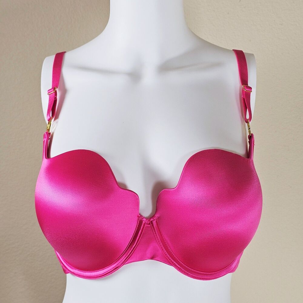 Frederick's of Hollywood Director's Cut Lightly Lined T-Shirt Bra, Pink, 38D